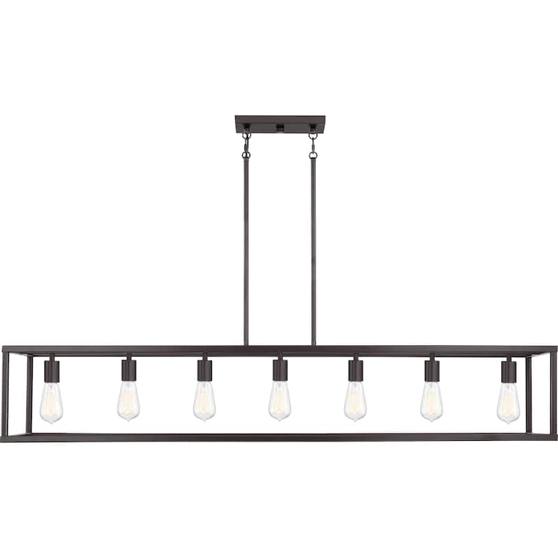 New Harbor 7-Light Linear Island Chandelier