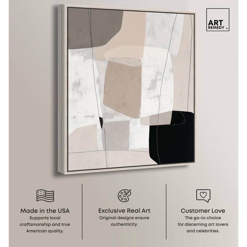 Neutral Forms I Canvas by Art Remedy