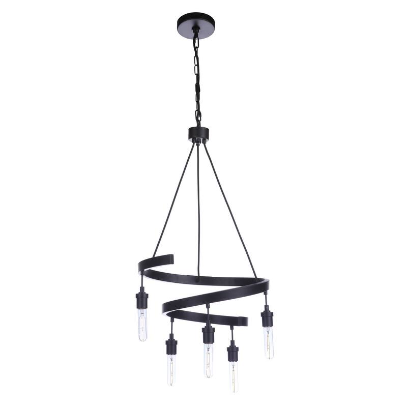 Craftmade 55425 Tranquil 5 Light 17" Wide Abstract Chandelier