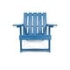 preview thumbnail 30 of 172, Shoreline Fully Assembled All-Weather HDPE Outdoor Folding Modern Adirondack Chair