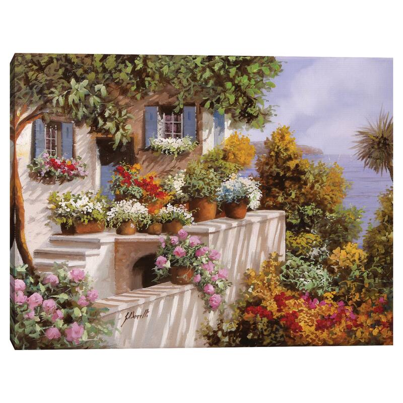 Terrazza Intricata by Guido Borelli Canvas Art Print