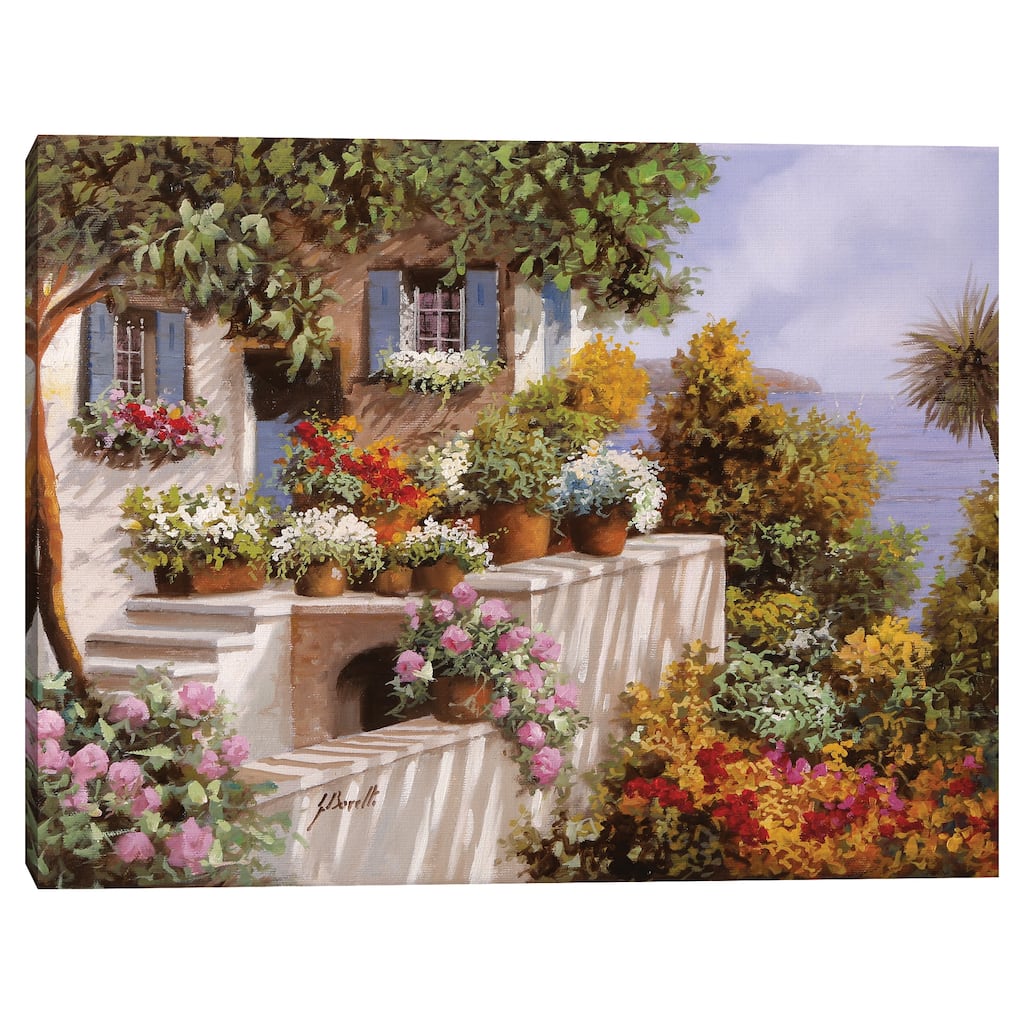 Terrazza Intricata by Guido Borelli Canvas Art Print
