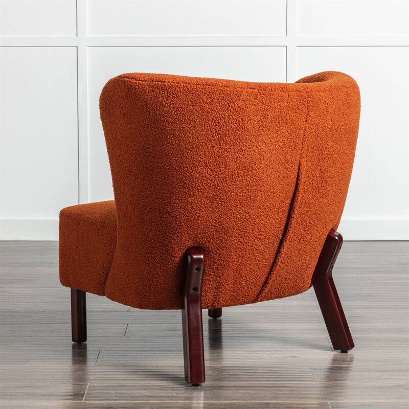 Merax Accent Chair, Upholstered Armless Chair
