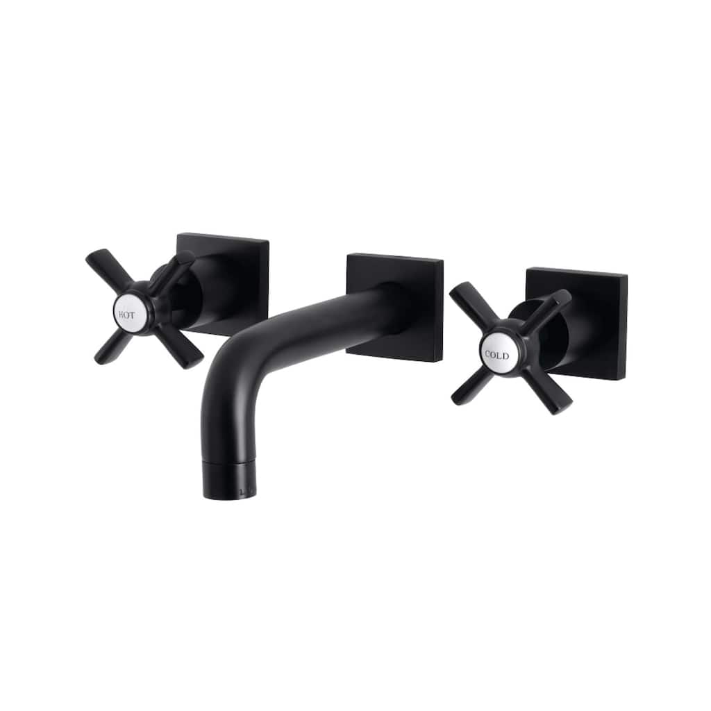 Kingston Brass Millennium 1.2 GPM Wall Mounted Widespread Bathroom