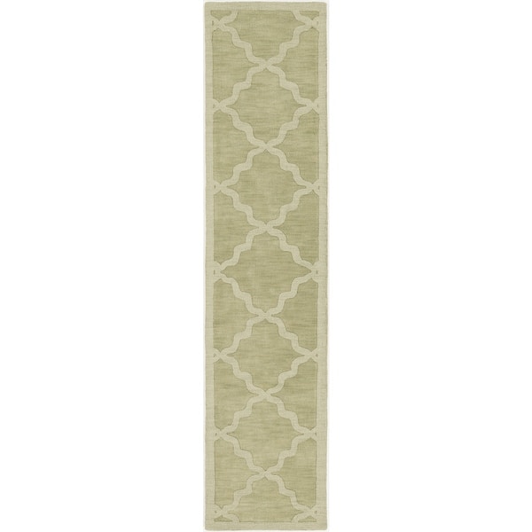 slide 2 of 73, Hand-Tufted Amy Tone-on-Tone Lattice Wool Rug