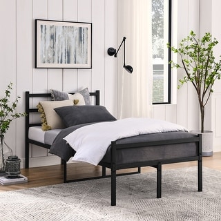 Iron platform bed Frame - Bed Bath & Beyond - 39303188