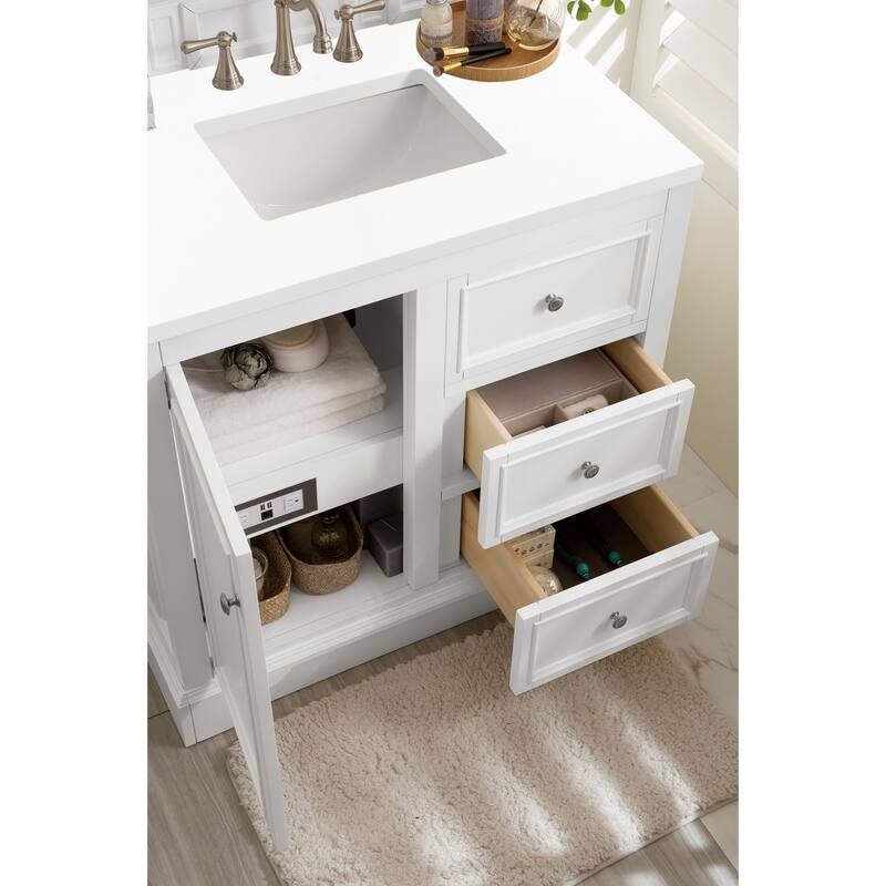 James Martin Vanities 825-V36-3WZ De Soto 36" Free Standing Single