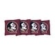 preview thumbnail 1 of 1, Florida State FSU Seminoles Burgundy Cornhole Bags All-Weather Resin Filled