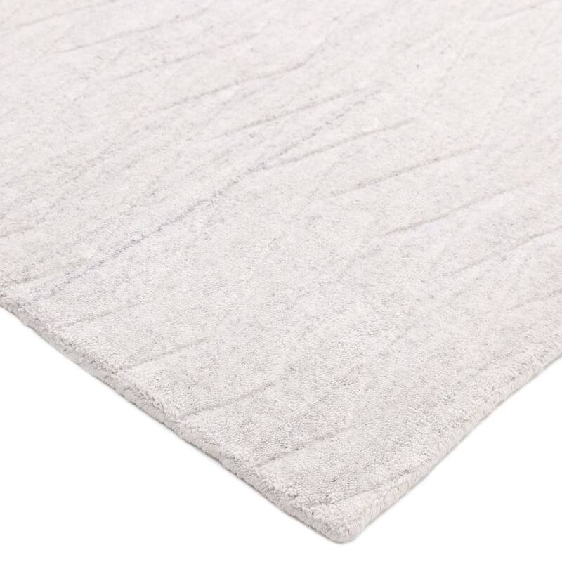 Overton Handmade Modern Contemporary Solid Area Rug