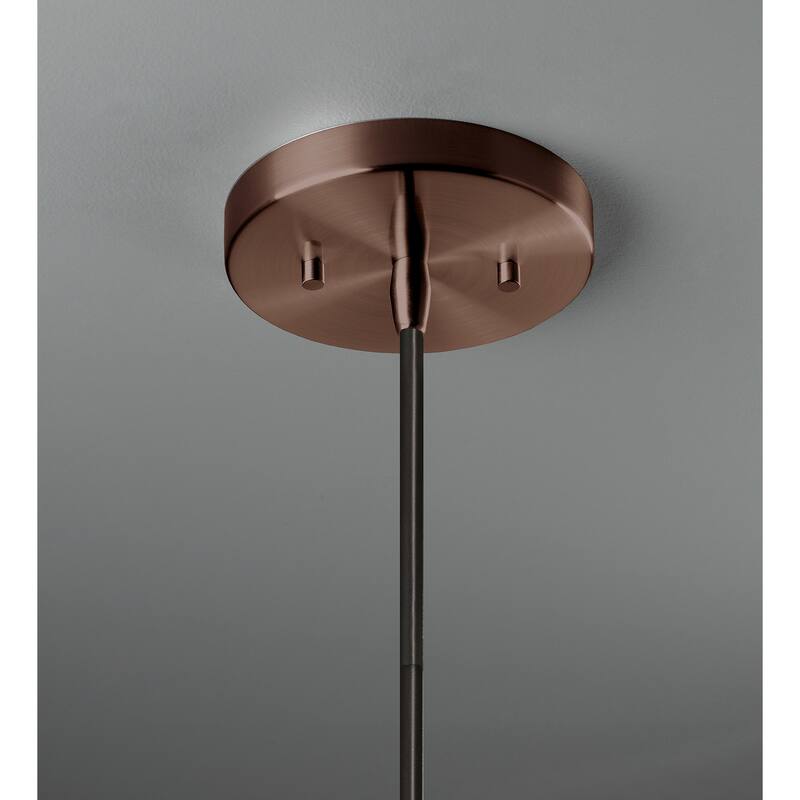 Justice Design Group Ceramic Discus Pendant - Bisque