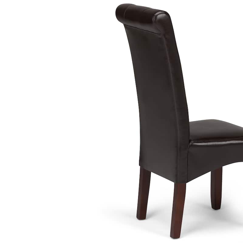 WYNDENHALL Essex Deluxe Tufted Parson Chair (Set of 2) - 18.9"w x 19.3"d x 42.1"h