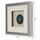 preview thumbnail 4 of 11, HUJI Blue Agate Slice Shadow Box Wall Décor Set