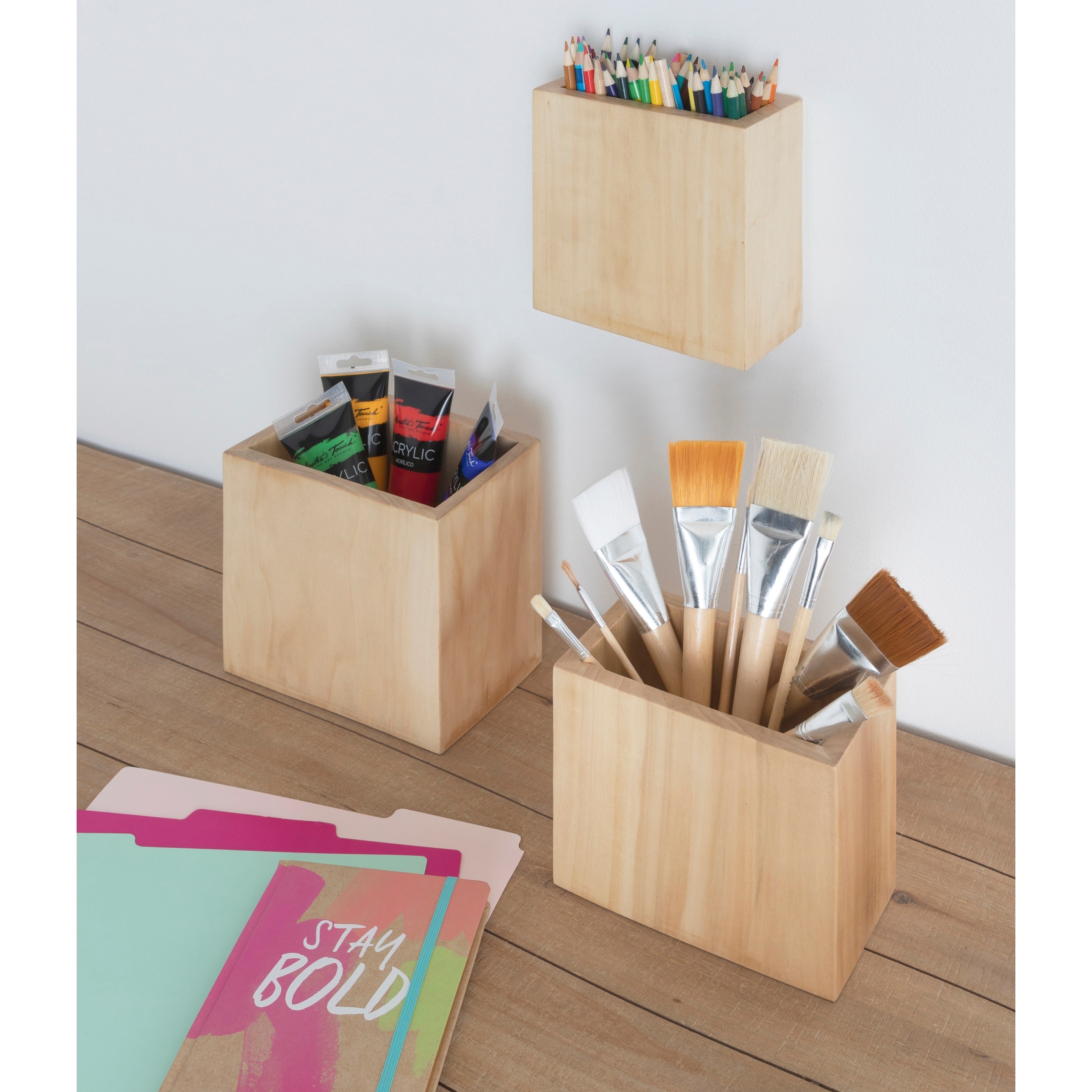 Kate and Laurel Domio Hanging Pocket Set