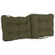 preview thumbnail 7 of 39, Multi-section Tufted Indoor Microsuede Seat/Back Chair Cushion (Multiple Sizes)