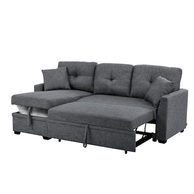 Modular Storage Sleeper Sofa - 54" D x 83" W x 35" H