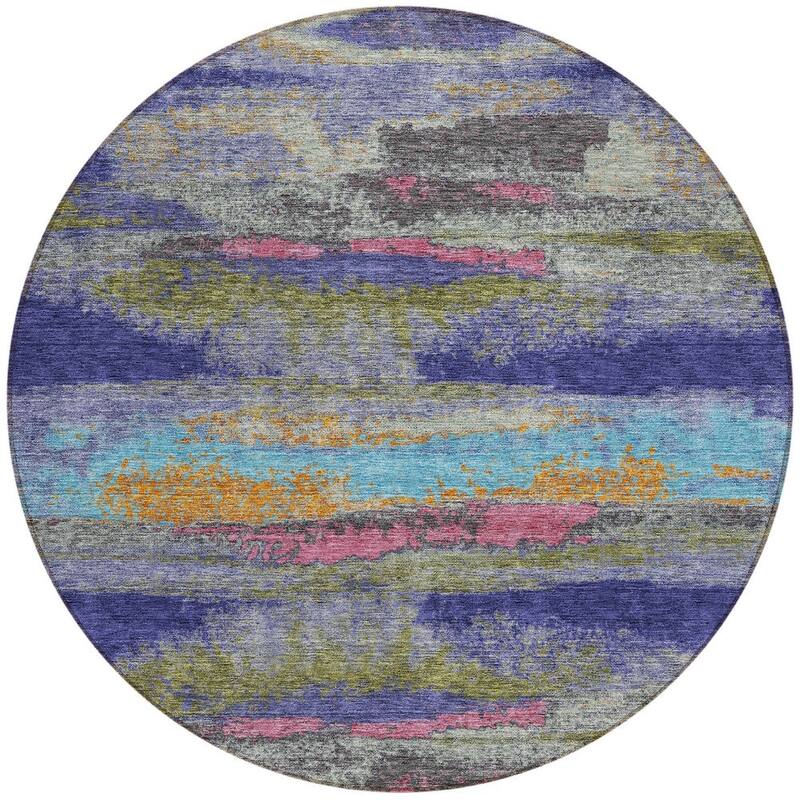 HomeRoots Abstract Transitional Rectangle Outdoor Rug