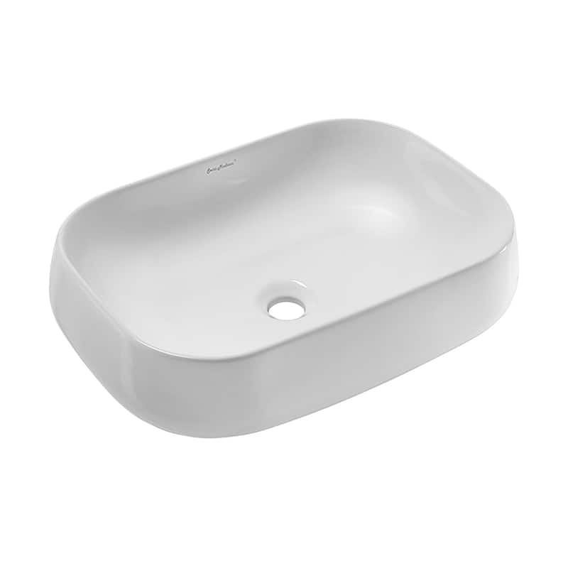 Swiss Madison SM-VS274 Chateau 22" Square Ceramic Vessel Sink