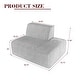 preview thumbnail 47 of 62, Modern No Assembly Required Sectional Chaise Lounge Side Sofa
