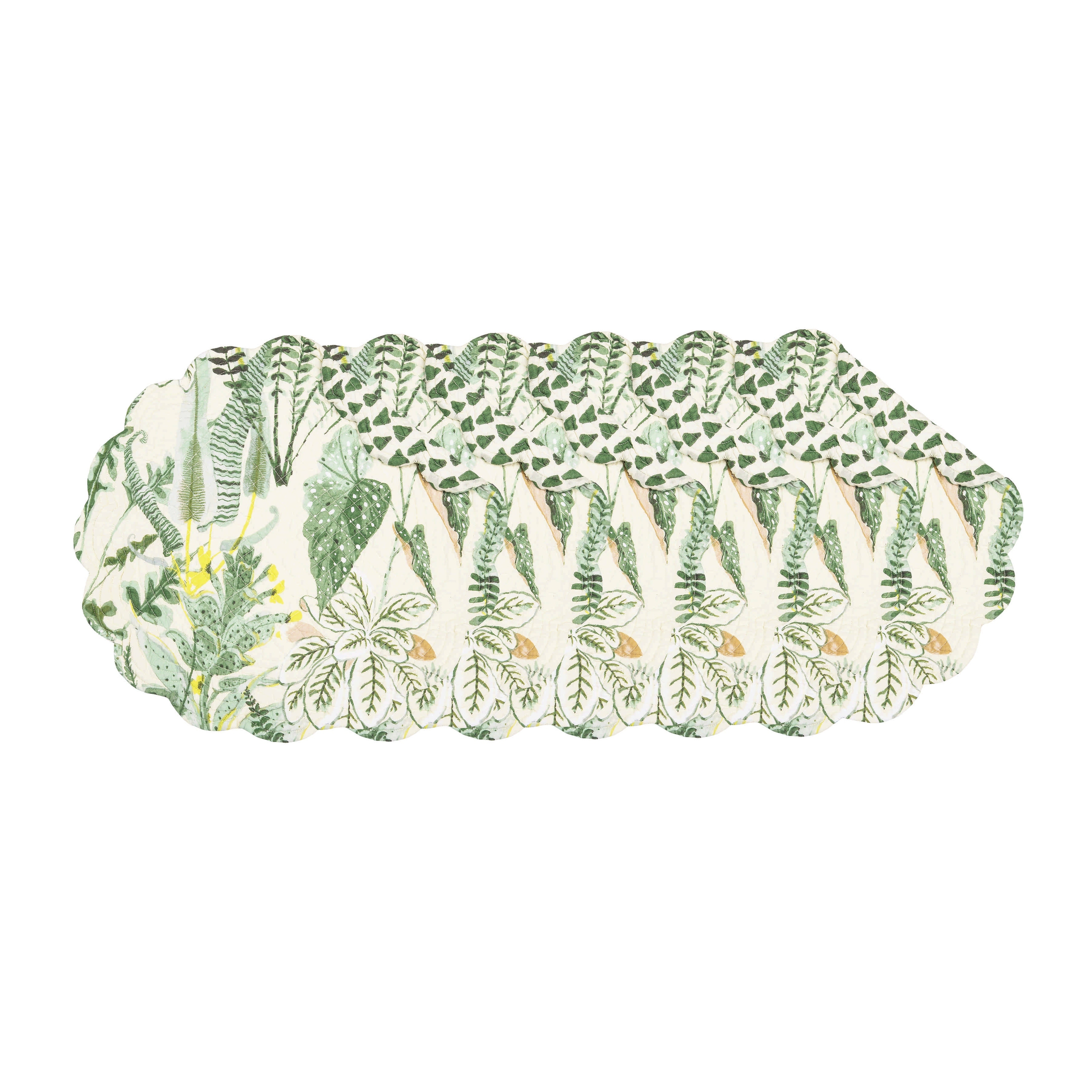 Parson Round Quilted Placemat Set 6