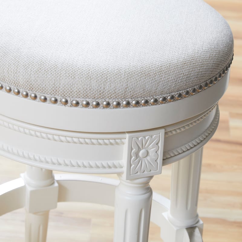 New Ridge Home Goods Chapman Backless Swivel 31"H Bar-Height Stool
