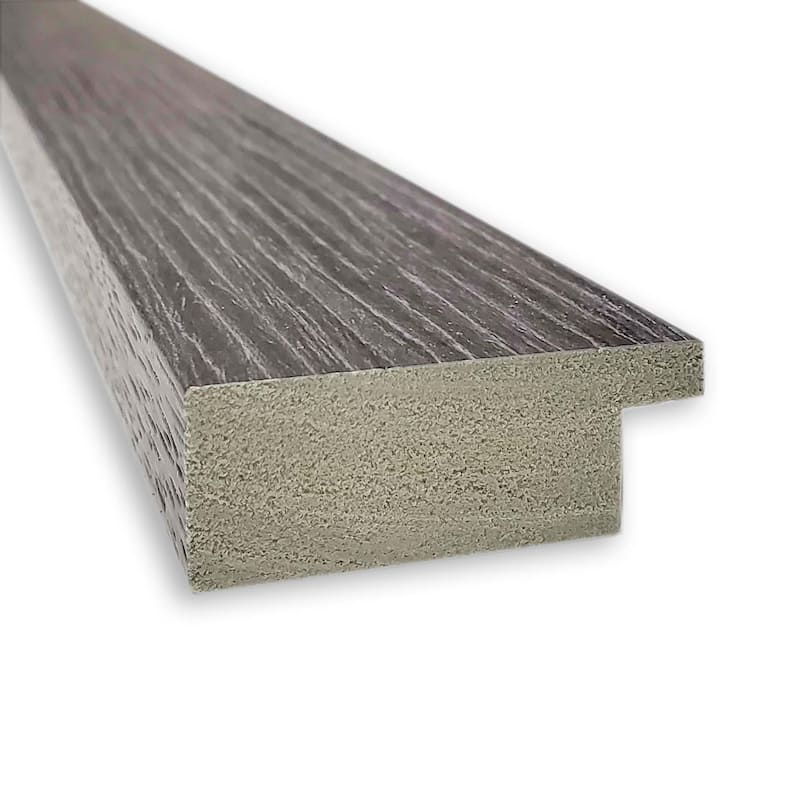 Pinstripe Plank Grey Narrow Framed Natural Corkboard Bulletin Board