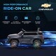 preview thumbnail 6 of 9, Chevrolet Tahoe Licensed 12V Ride-On Car - Remote Control, Music & Suspension - Grey