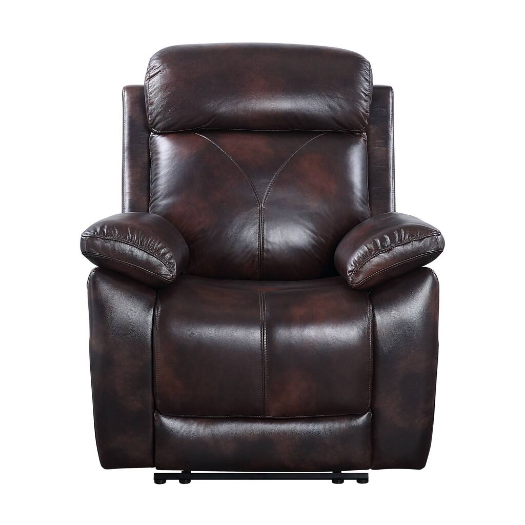 Top Grain Leather Recliner Chair