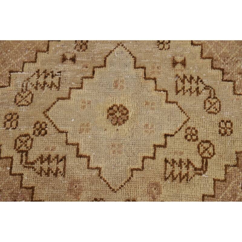 Pre-1900 Antique Vegetable Dye Khotan Rug Hand-Knotted Wool Carpet - 5'7"x 10'7"