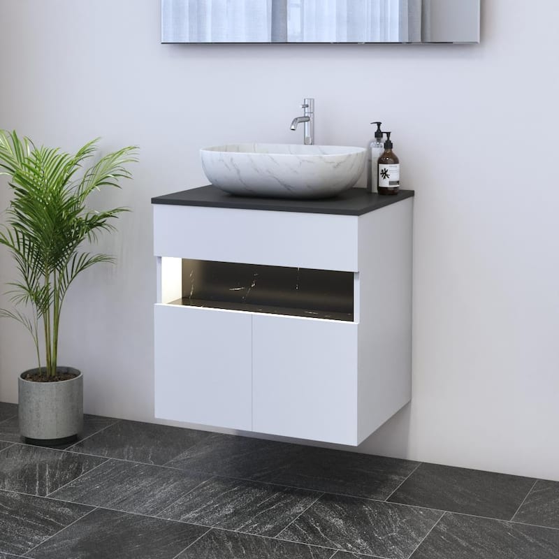 Laguna 2D 60 Floating Bathroom Vanity (24" Width)