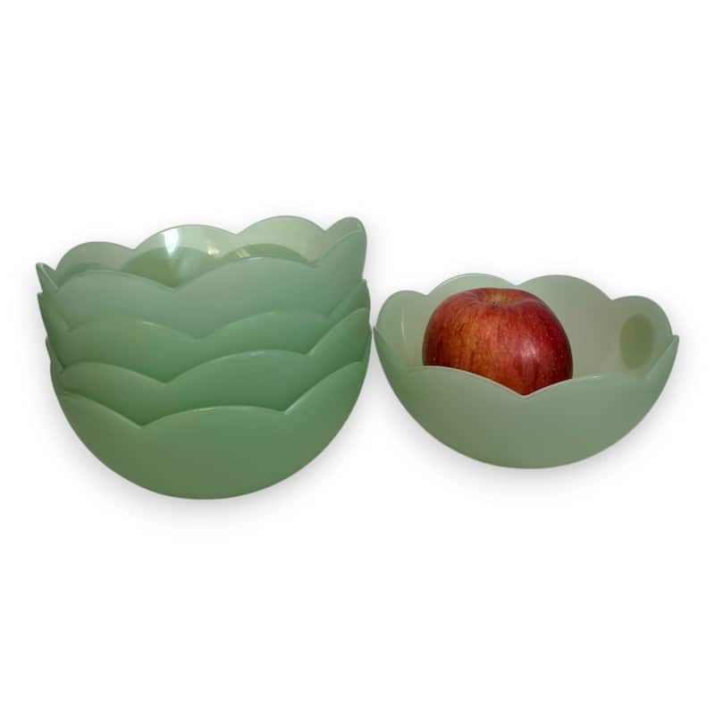 Italian Plastic 6" Salad Bowl Sage- A