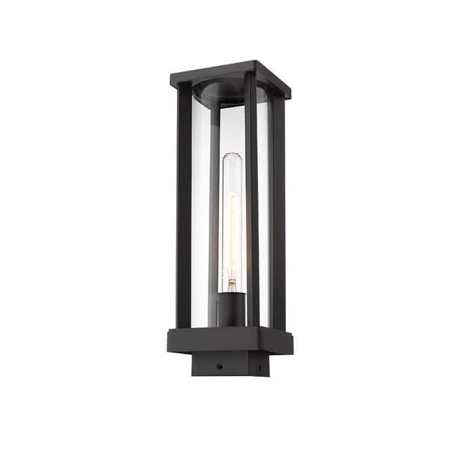 Z-Lite Glenwood 15" Tall Outdoor Single Head Post Light