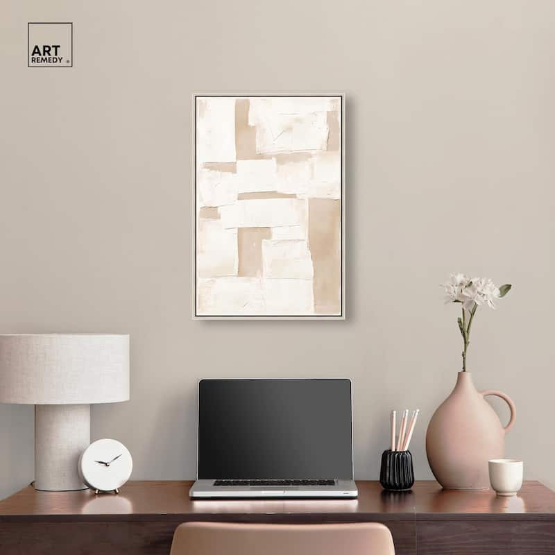 Plastered Planes III Canvas by Art Remedy