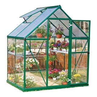 Palram - Canopia Outdoor Hybrid 6' x 4' Greenhouse - Green