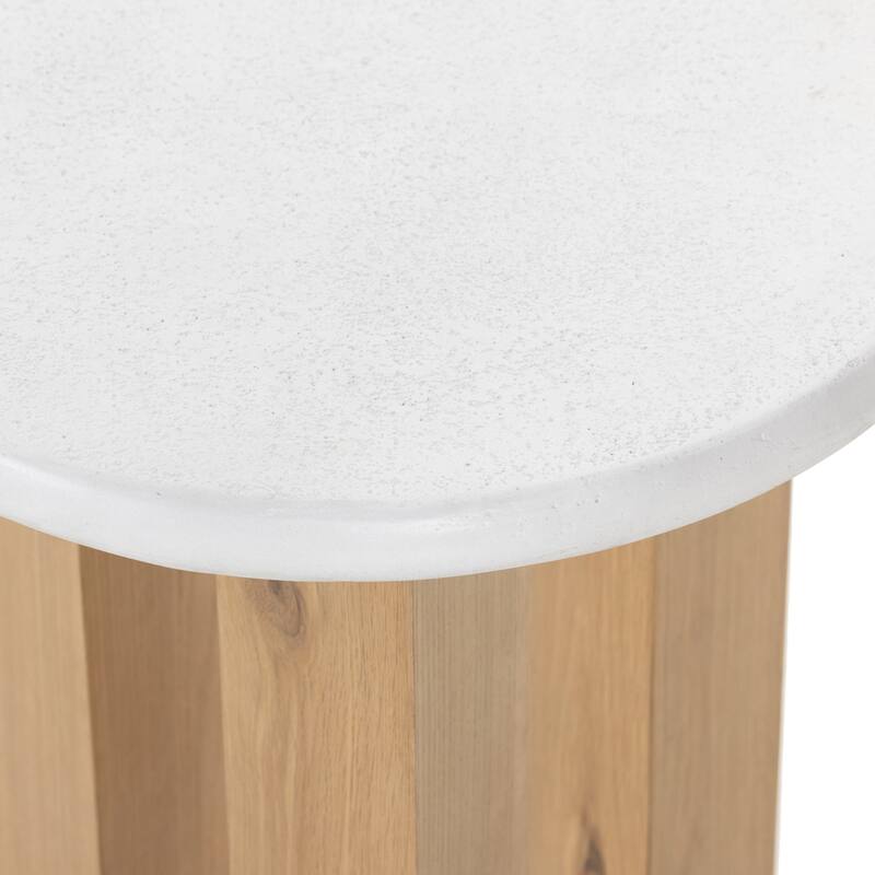 Mikaela Nightstand-Stucco White