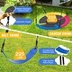 preview thumbnail 17 of 16, EROMMY Heavy-Duty A-Frame Metal Swing Set for Kids - 440lbs Capacity, Includes Saucer Swing & Belt Swing