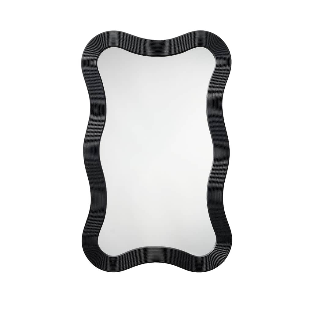 Jamie Young Deli Wavy Bamboo Wall Mirror
