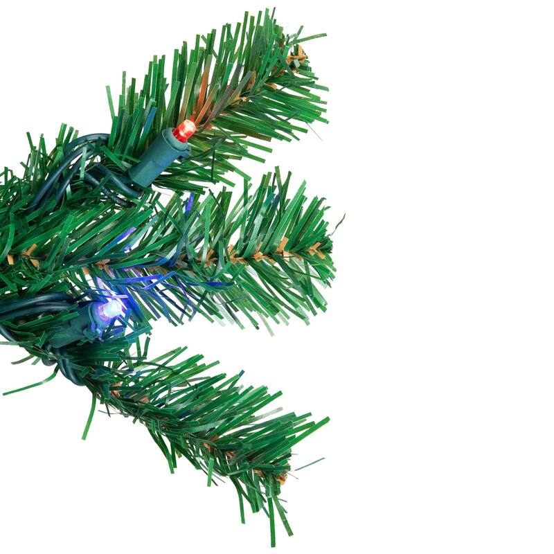 6' LED Medium Mixed Pine Artificial Christmas Tree Multi Lights - 6 Foot