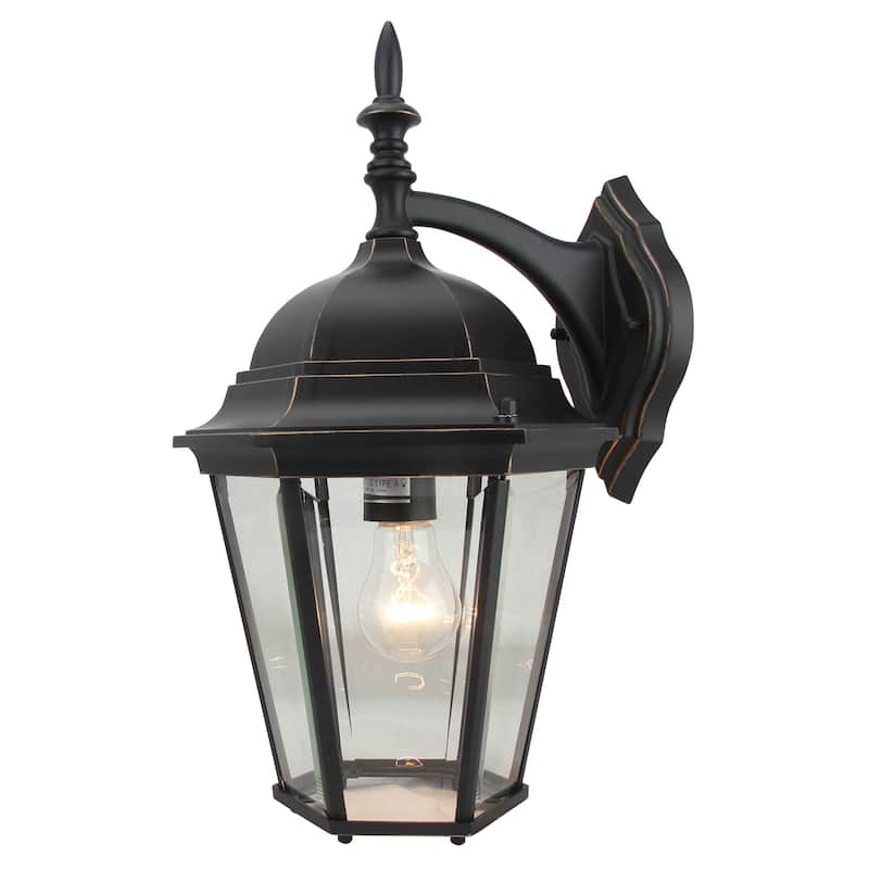 1 Light Outdoor Wall Lantern in Imperial Black