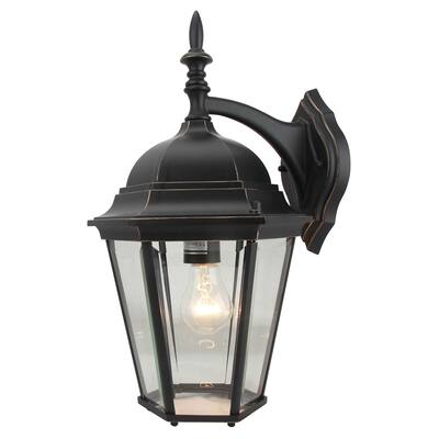 1 Light Outdoor Wall Lantern in Imperial Black