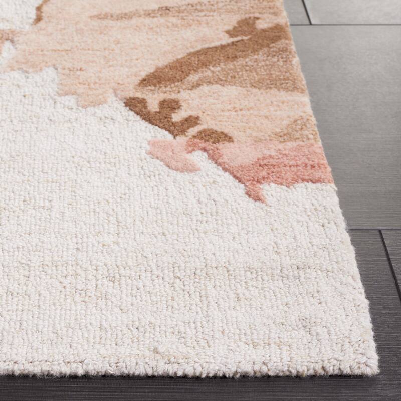 SAFAVIEH Handmade Fifth Avenue Ikuko Mid-Century Modern Wool Rug