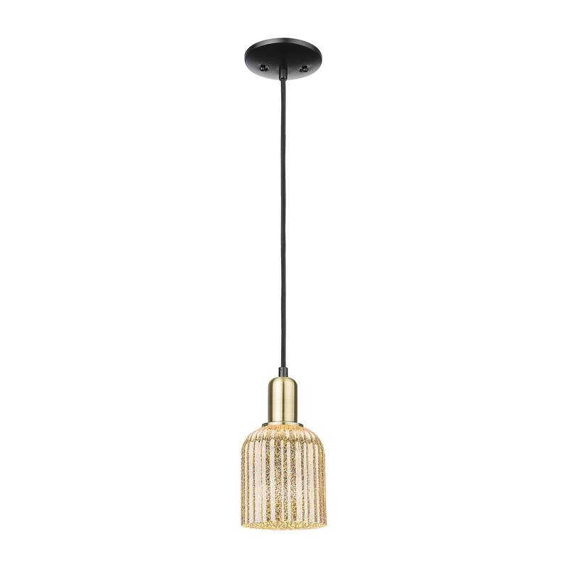 Innovations Lighting Downtown Urban - Bridal Veil - 1 Light 5" Cord Hung Mini Pendant