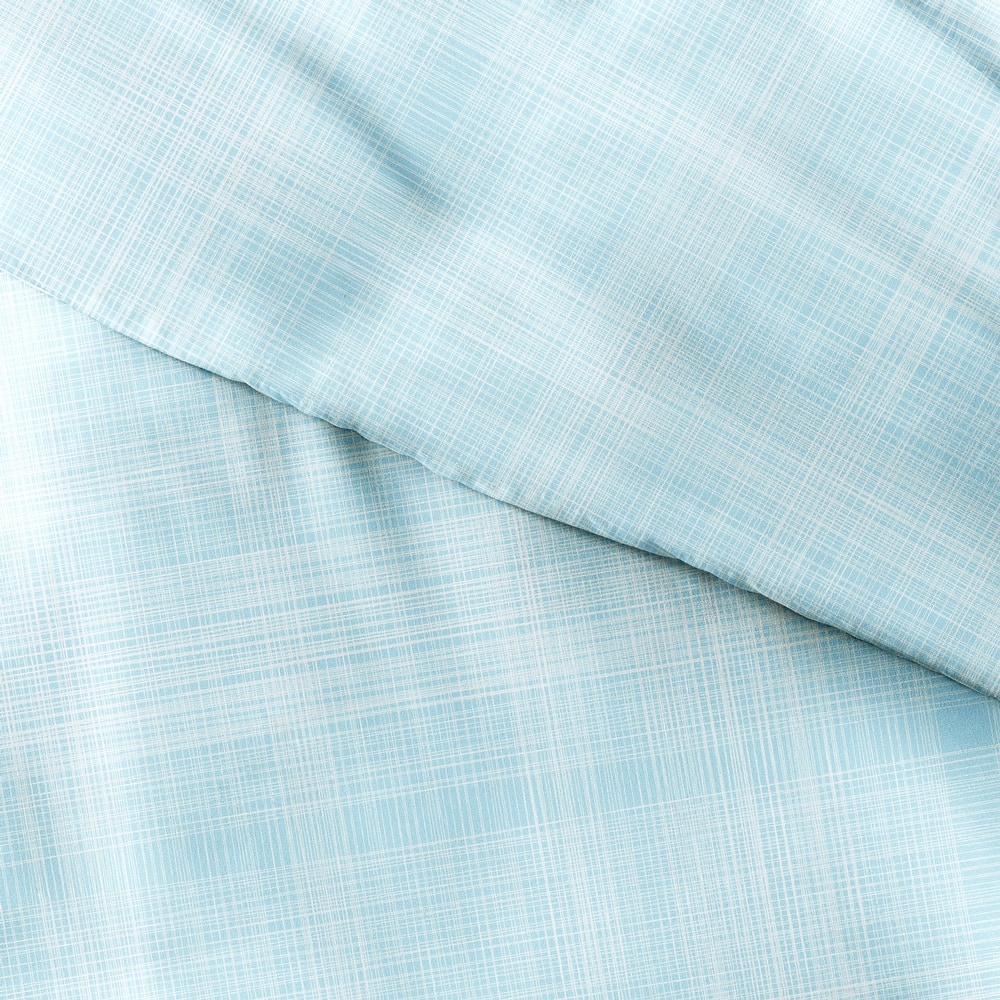 Becky Cameron Oversized Thatch 3-piece Patterned Duvet Cover Set