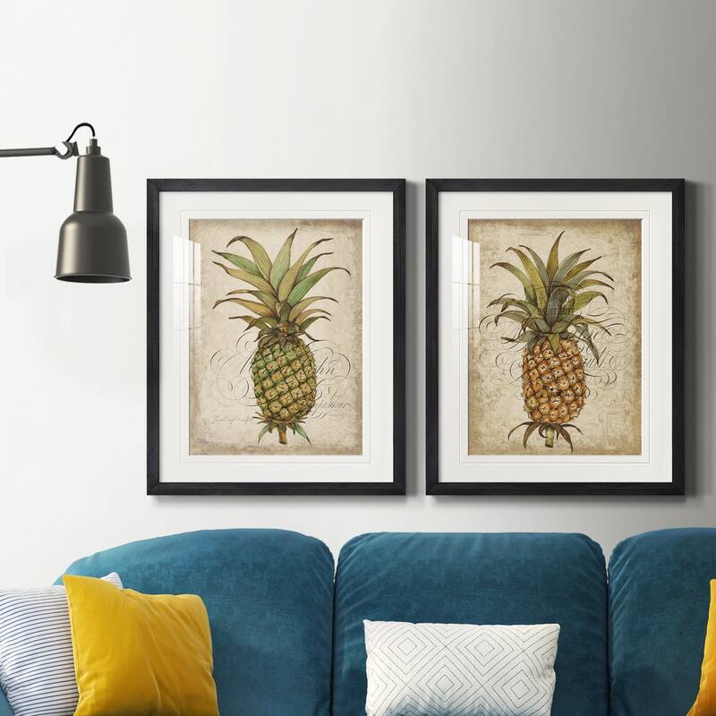 Pineapple Study I Premium Framed Print - Ready to Hang - Multi-Color