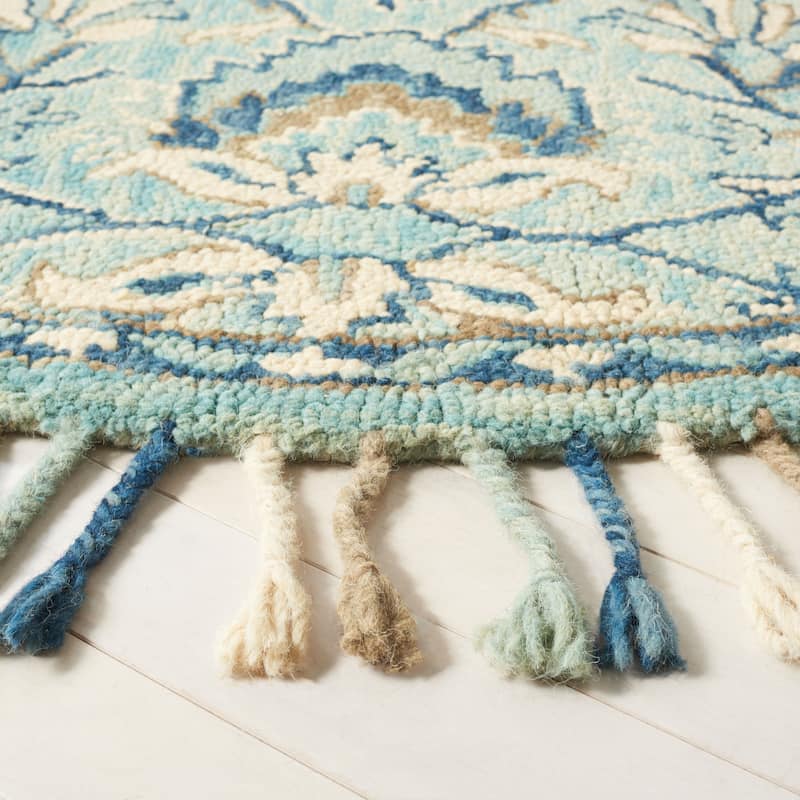 SAFAVIEH Handmade Blossom Souheila Modern Floral Wool Rug
