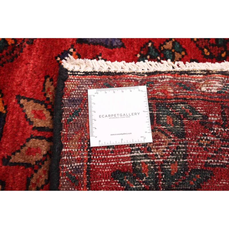ECARPETGALLERY Hand-knotted Andelz Red Wool Rug - 4'8 x 8'2