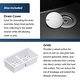 preview thumbnail 10 of 14, Karran QUWS-880 Undermount 32-1/2 in. Double Equal 50/50 Bowl Workstation Kitchen Sink