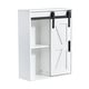 Bathroom Wall Cabinet With Sliding Door Multi-functional Storage Cabinet Wall Mounted For ...