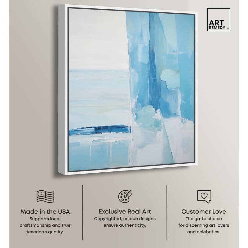 Seraphic Blues I Canvas by Art Remedy