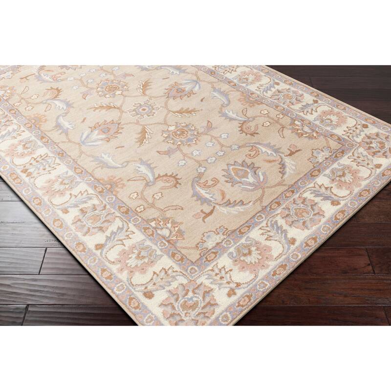 Artistic Weavers Coliseum Hand Tufted Traditional Border Wool Area Rug