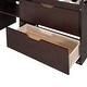 preview thumbnail 32 of 46, Twin Size Low Loft Bed with Rolling Desk, Shelves, and Drawers - Space Saving Design